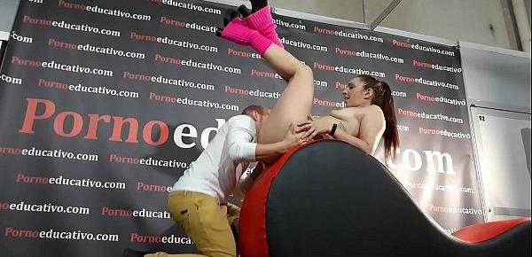  Sexo oral a una chica joven a cargo de los profesores Pamela Sánchez y Jesús Sánchez
